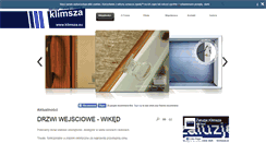 Desktop Screenshot of klimsza.eu