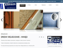 Tablet Screenshot of klimsza.eu